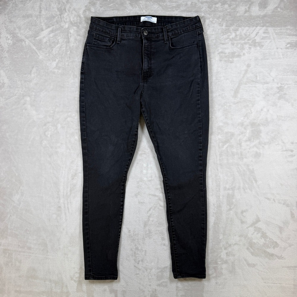 Denizen from Levis Super Skinny Jeans Womens 14 W32 Black Ultra High-Rise 59810
